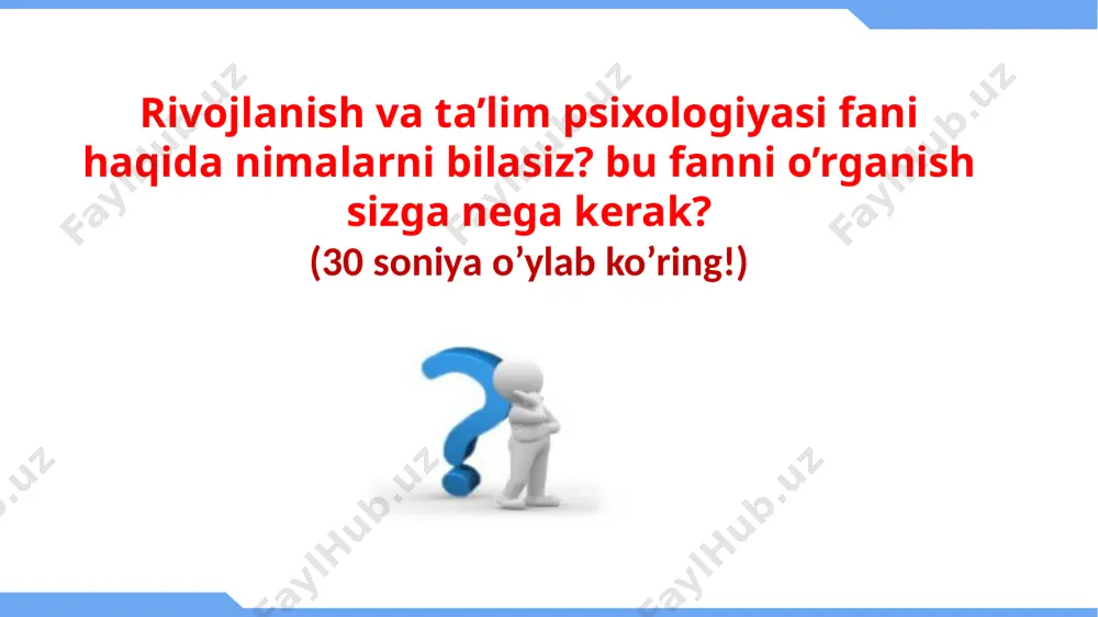 li o'zgarishlar balog'at yoshidagi jismoniy o'zgarishlarda va sezgir davrlarda rivojlanish va til o'rganishda kuzatiladi. boshqa tomondan, bola asta-sekin o'sib boradi va bu ko'p sonli o'zgarishlarni keltirib chiqaradi. charlz darvin arnold gesell mariya montessori konrad lorenz john bowlby meri ainsvort sandra skarr robert plomin devid byorklund syuzan gelman genri uellman nazariyaga strategik yondashish bixeviorizm va ijtimoiy ta'lim nazariyalari tabiat va tarbiya: asosiy e'tibor tarbiyaga qaratilgan. bolalarning xatti- harakati mukofotlar, jazolar yoki e'tiborsizlik bilan baholanadi. umumiylik va xilma-xillik: bolalar odatda xatti-harakatlari uchun rag`batni (masalan, shirinliklar bilan siylanish, maqtov va h.) yaxshi ko`radilar. shunga qaramay, atrof-muhitning bolalar faoliyatiga turlicha ta`siri xatti-harakatlarning xilma-xilligiga olib keladi. sifatli va miqdoriy o'zgarish: bolalar xulq-atvorida son-sanoqsiz sifatli va miqdoriy o'zgarishlarni kuzatish mumkin b. f. skinner jon b. uotson ivan pavlov sidni bijou donald baer albert bandura nazariyaga strategik yondashish psixodinamik nazariyalar tabiat va tarbiya: jinsiy va tajovuzkor istaklar tug'ma bo`lib, oila va jamiyat bolalarning instinktiv da'vatlarini qanday namoyon …