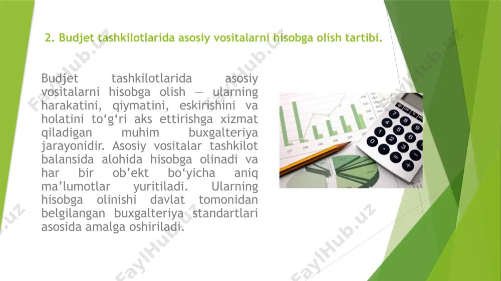 asosiy vositalar budjet tashkilotlarida - Page 5
