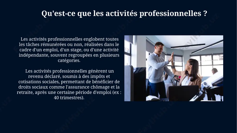 les activites professionnelles - Page 5