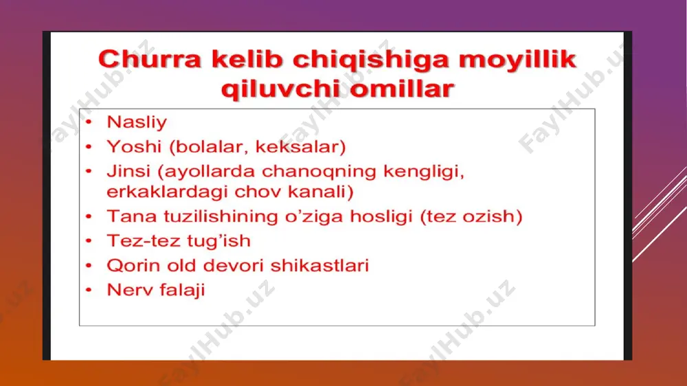 homiladorlarda, kattayoshda va qaribemorlarda churralar - Page 5
