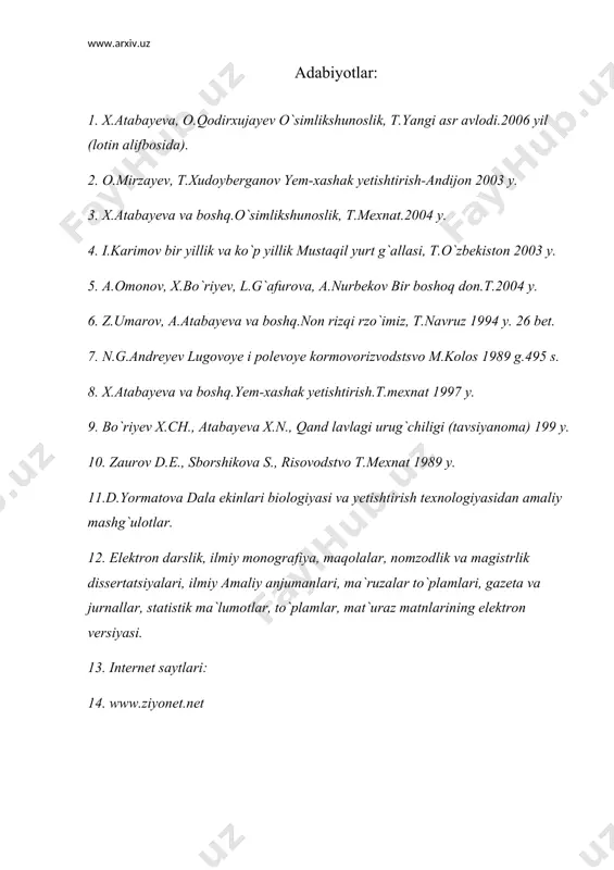 kunjut va maxsar-biologiyasi va yetishtirish texnologiyasi - Page 5