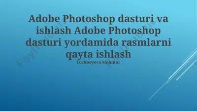 adobe photoshop — PPTX