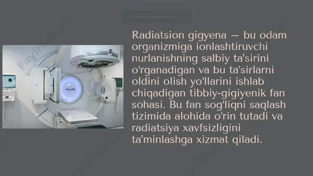 radiatsion gigiyena fani taqdimoti - Page 5