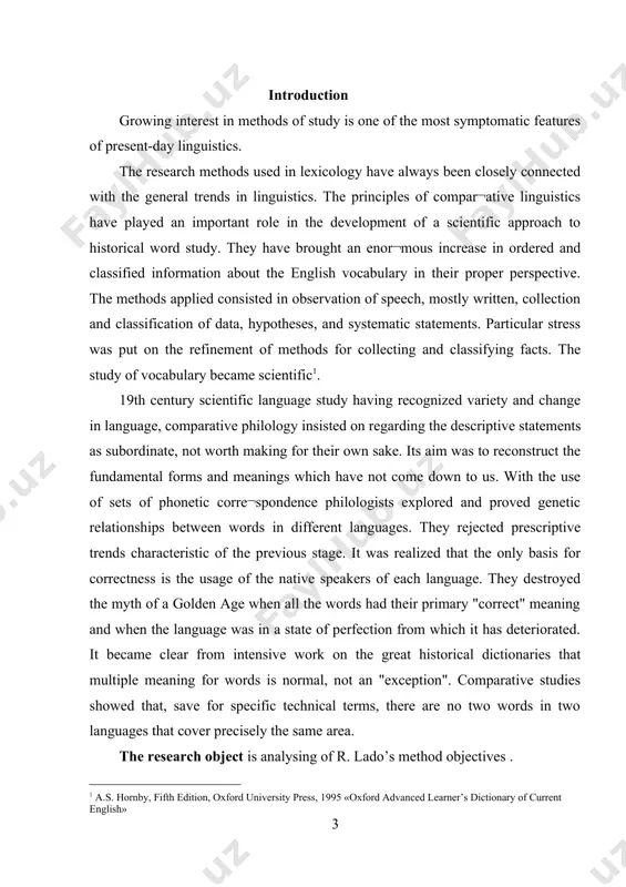 tionships; practical implications . contrastive analysis is a relatively modern discipline, emerging as a major linguistic tool during and after world war two, particularly in the united states in the context of second and foreign language teaching. in the late 1950s, robert lado proposed contrastive analysis as a means of identifying areas of difficulty for language learners, although already in 1945 charles fries had formulated the theory. the earlier contrastive analysis research was language-focused. during the pre-chomskyan structuralist period, linguists examined features of the native language which contrasted with features of the foreign language, indicating that these would be areas most likely to cause difficulty for foreign language learners.contrastive analysis describes the structural differences and similarities of two or more languages. as an area of enquiry, contrastive analysis (ca) is concerned with the principles and uses of such descriptions. it implies a belief in language universals; as in any contrast, …