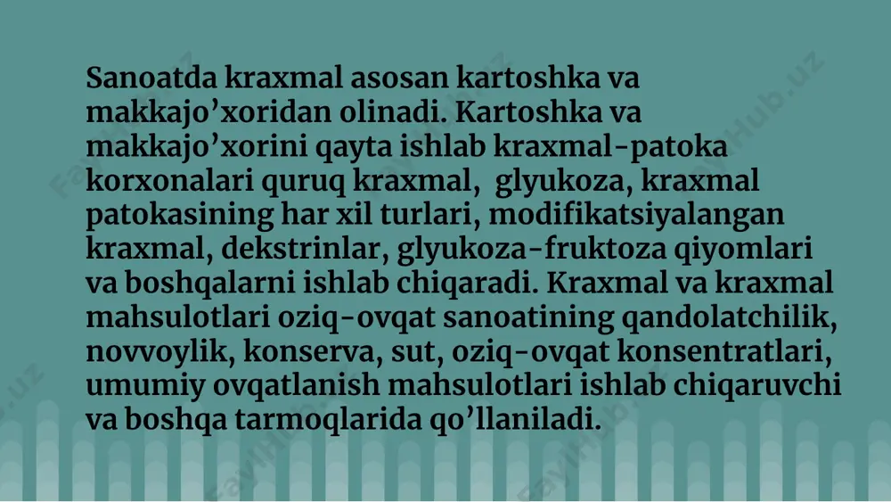 kraxmal va kraxmal mahsulotlari - Page 5