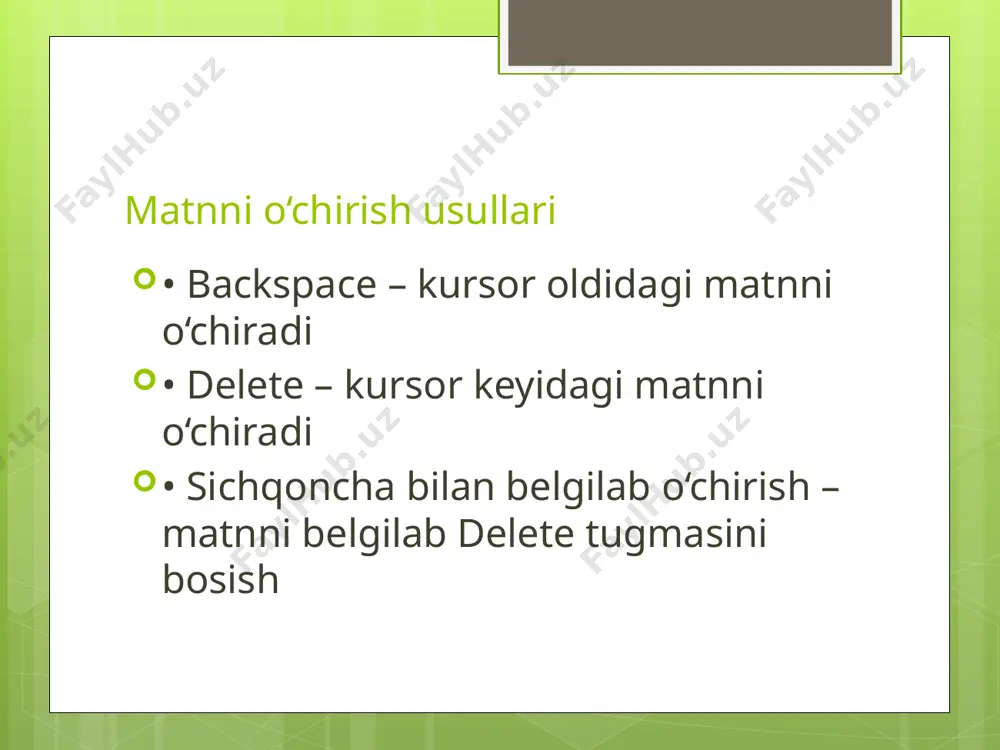 matnni o‘chirish - Page 3