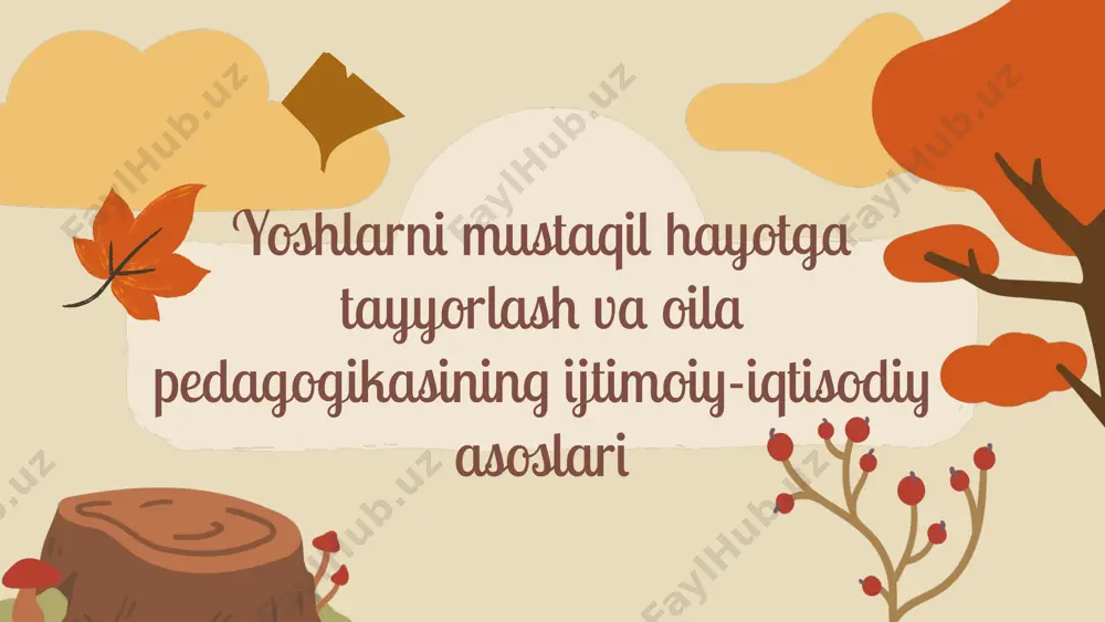 oila pedagogikasi: mustaqillik yillarida - Page 5