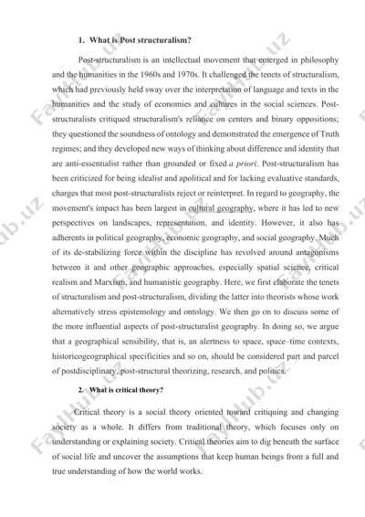 post-structuralism — DOCX