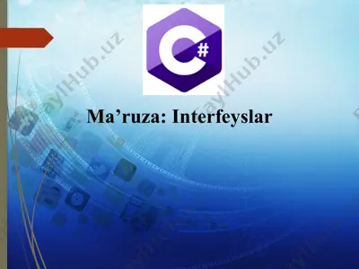 interfeyslar — PPTX