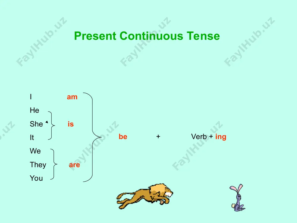 present continuous tense - Page 3