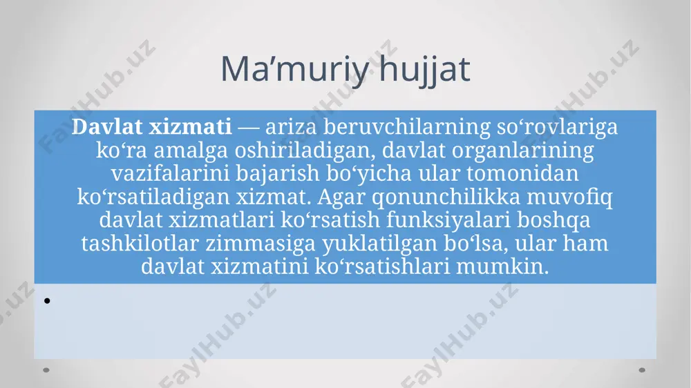 ma’muriy hujjat: davlat xizmatlari - Page 3