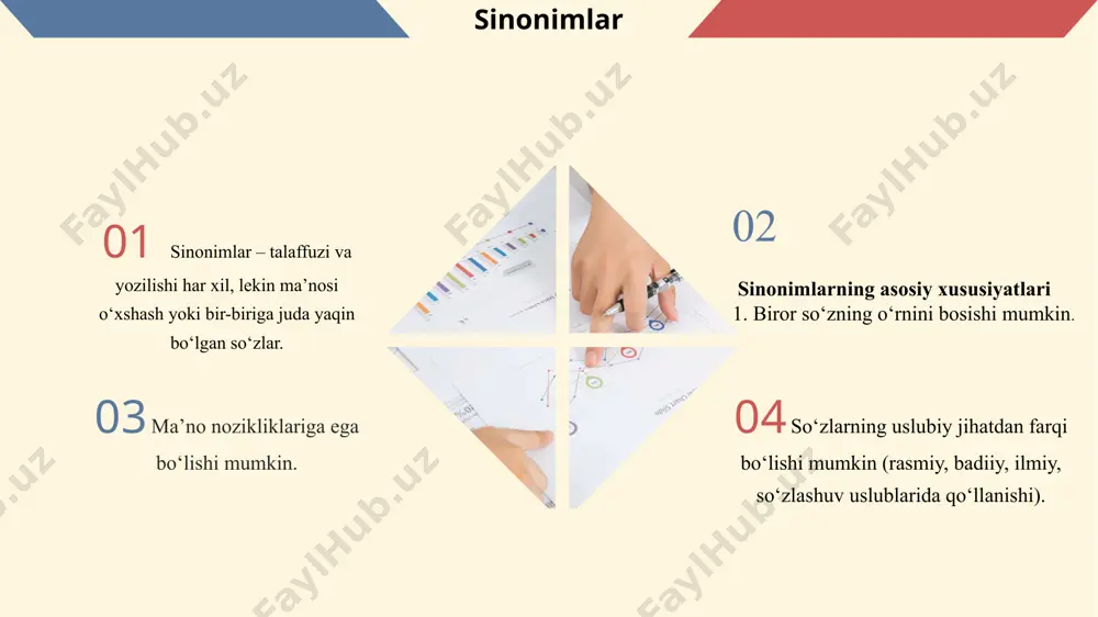 sinonim va antonimlarning uslubiyati - Page 4