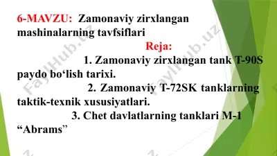 t-72 tanki — PPTX