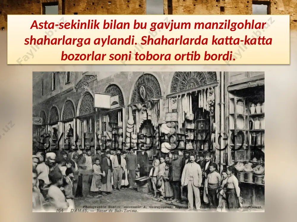 qadimgi shaharlarning paydo bo‘lishi. 5 - sinf - Page 5