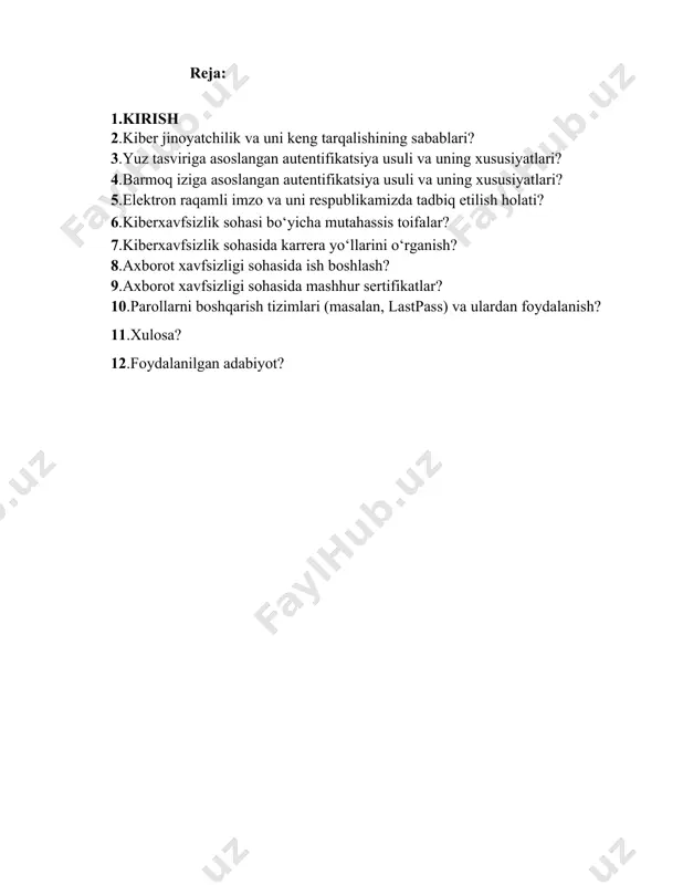 n jinoiy faoliyat tushuniladi. bu jismoniy shaxslar, korxonalar va hukumatlarga ta'sir qiluvchi muhim global muammoga aylandi. kiberjinoyatlarning tarqalishini bir qancha asosiy sabablarga ko‘ra ko‘rsatish mumkin. birinchidan, texnologiyaning jadal rivojlanishi va raqamli dunyomizning oʻzaro bogʻliqligi kiber jinoyatchilarga zaifliklardan foydalanish uchun koʻproq imkoniyatlar yaratdi. koʻproq odamlar va biznes aloqa, moliyaviy operatsiyalar va maxfiy maʼlumotlarni saqlash uchun raqamli platformalarga tayanar ekan, kiber jinoyatchilar oʻz qurbonlarini nishonga olishning yangi yoʻllarini topdilar. ikkinchidan, nisbiy anonimlik va internetning global miqyosda kirishi kiber jinoyatchilarning aniqlanmasdan va chegaradan tashqarida ishlashini osonlashtiradi. ular jismoniy shaxslar va tashkilotlarni moliyaviy foyda yoki boshqa zararli maqsadlarda aldash va manipulyatsiya qilish uchun fishing, zararli dastur, to'lov dasturi va ijtimoiy muhandislik kabi turli usullardan foydalanishi mumkin. uchinchidan, kiberjinoyat ortidagi moliyaviy motiv muhim harakatlantiruvchi omil hisoblanadi. kiber jinoyatchilar shaxsiy ma'lumotlarni o'g'irlash, kredit kartalarini firibgarlik qilish, to'lov dasturi hujumlari va qorong'u internetda o'g'irlangan ma'lumotlarni sotish kabi faoliyatdan foyda olishlari mumkin. minimal xavf bilan yuqori moliyaviy mukofotlar …