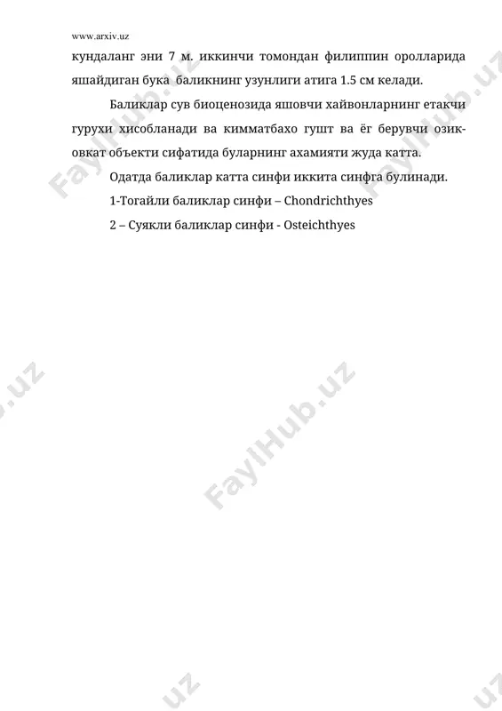 жагогизлилар – gnathostomata ёки ташки жабралилар - Page 4