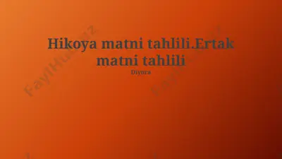 ertak matnini tahlili — PPTX