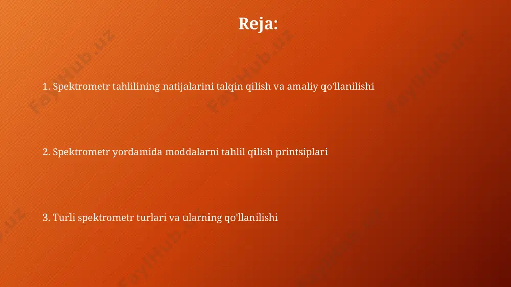 spektrometr yordamida moddalarni tahlil qilish - Page 2