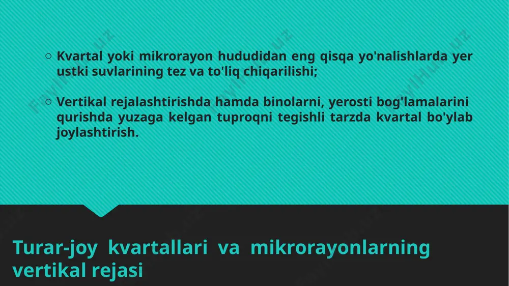 shahar hududlarida vertikal rejalashtirish - Page 5