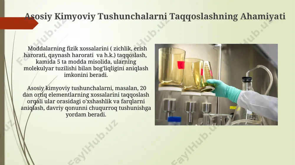 kimyoviy moddalarni taqqoslash misollari - Page 4