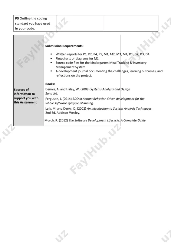 kindergarten meal tracking & inventory management system - Page 5