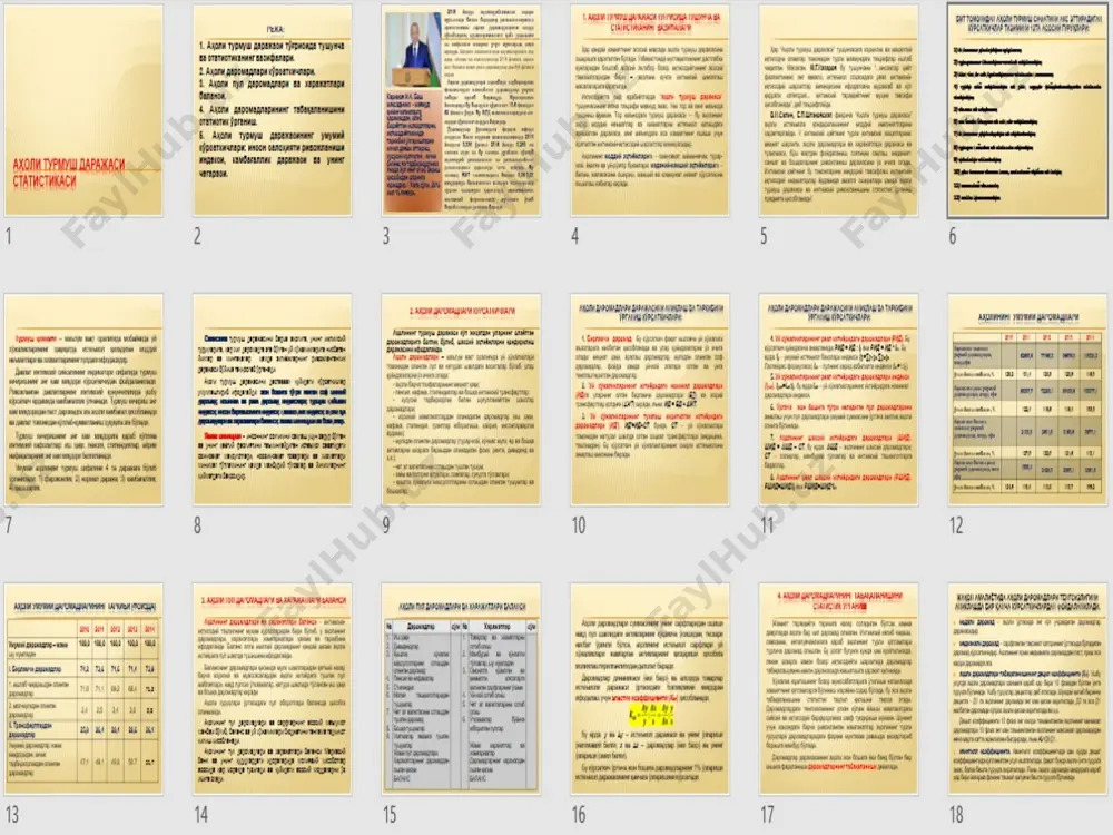 аҳоли турмуш даражаси статистикаси - Page 3