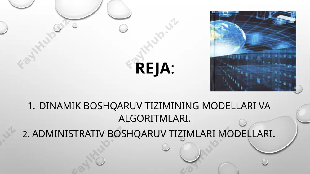 i mumkin. boshqarilayotgan obyektlar bilan birgalik jarayonida, boshqaruv resurslarining talab qilingan o’zgarishi amalga oshiriladi.boshqarilayotgan obyektlar osi modelining bir nechta bosqichlarida bo’lish mumkin. tizim boshqaruvida ma’lumot almashinuvi osi modelida ochiq tizimlar orasidagi boshqaruv ma’lumotlari almashinuvida, o’zaro kelishilgan holda ma’lumotlar taqdim etilishi, boshqaruv uchun sessiya o’rnatilishi “boshidan-oxiriga” boshqaruv ma’lumotlarini jo’natish uchun transportxizmatlarining mavjudligi va boshqalar talab qilinadi. ko’rsatilgan harakatlar, ochiq tizimlar biriktirilgan (prikladnoy)bosqichlari orasida mavjud bo’lgan ma’lumot almashinuvi qoidalariga mos kelishi kerak.shu yo’l bilan, tizimlar boshqaruvida ma’lumotlar jo’natish, biriktirilgan bosqich bayonlaridan foydalangan holda amalga oshiriladi dhcp dynamic host configuration protocol tarmoqni boshqarish protokoli bo'lib, u tarmoqdagi har bir xostga ip-manzil va boshqa ma'lumotlarni dinamik ravishda belgilash uchun ishlatiladi, shunda ular samarali muloqot qilishlari mumkin. dhcp tarmoq ma'murining ishini engillashtirgan holda ip-manzilni belgilashni avtomatlashtiradi va markazlashtirilgan tarzda boshqaradi. ip-manzilga qo'shimcha ravishda, dhcp, shuningdek, ichki tarmoq maskalari, standart shlyuz va domen nomi serveri (dns) manzili va boshqa konfiguratsiyalarni xostga tayinlaydi va bu orqali tarmoq …