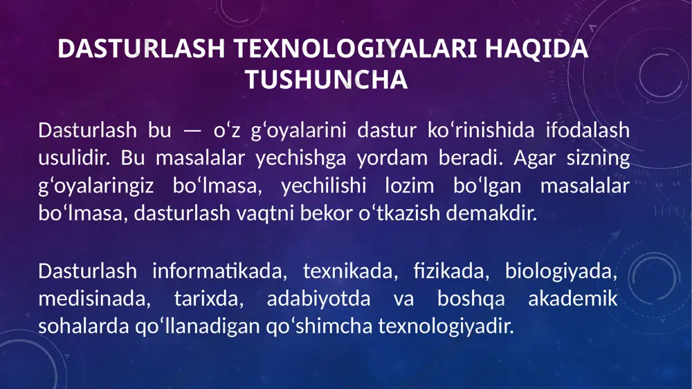 n operatorlarga (==, > =, > orqali amalga oshiriladi. cin>> dan so’ng istalgan ma’lumot turi e’lon qilingan o’zgaruvchini joylashtirsak shu o’zgaruvchi qiymatini qo’lda kiritishimiz mumkin bo’ladi. masalan: #include using namespace std; int main() { int a=0; cout >a; cout<<" siz "<<a<<" sonini kiritdingiz "<<endl; return 0; } ma`lumotlar bazasi yo`nalishi sql mongodb access o`yinlar yo`nalishi unity3d engine unreal engine o'yin yaratish uchun dastur tanlash ehtimol, kompyuter o'yinlarini o'ynagan har bir kishi hech bo'lmaganda bir marta o'z o'yinlarini yaratishni o'ylab, qiyinchiliklarga chekingan. ammo sizning qo'lingizda maxsus dastur bo'lsa va bunday dasturlardan foydalanish uchun har doim dasturlash tillarini bilishingiz shart bo'lmasa, o'yinni juda oddiy tarzda tuzish mumkin. internetda siz yangi boshlanuvchilar va professionallar uchun ko'plab o'yin dizaynerlarini topishingiz mumkin. agar siz o'yinlarni yaratishni boshlashga qaror qilsangiz, unda siz o'zingiz uchun dasturiy ta'minotni topishingiz kerak. siz uchun dasturlashsiz o'yinlarni yaratish uchun dasturlarni tanladik. unity 3d dasturi eng kuchli va eng mashhur o'yin motorlaridan …