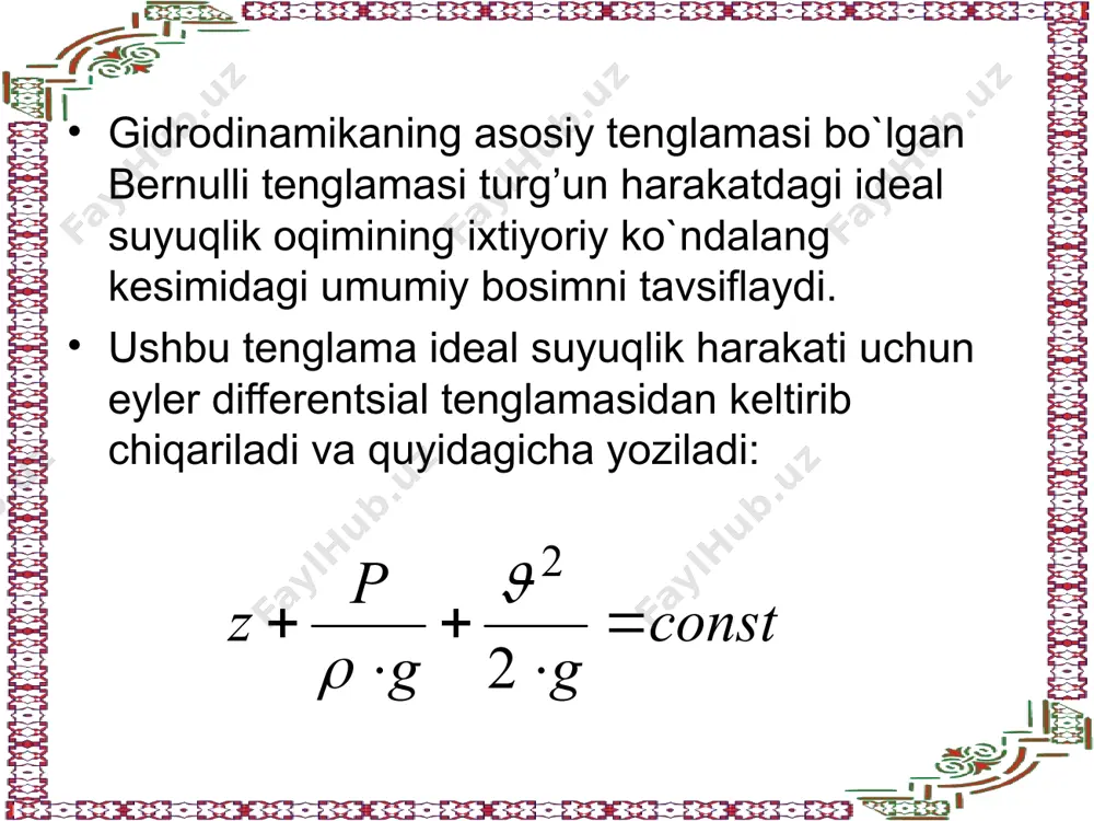 bernulli tenglamasi - Page 3