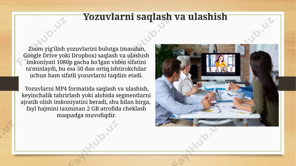 zoom platformasida konferensiya yaratish va unga foydalanuvchilarni ulash va boshqarish - Page 5
