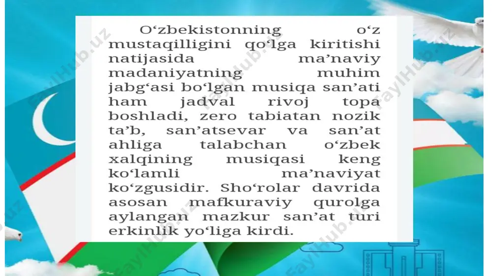 mustaqillik va madaniy taraqqiyot - Page 5