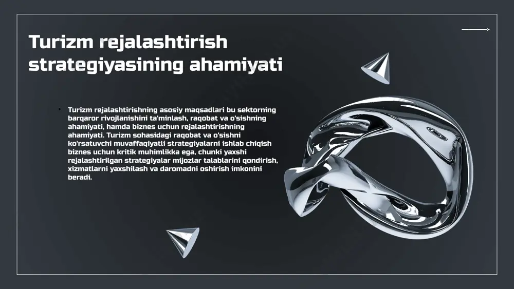 k faoliyatida mijozlarga xizmat ko'rsatishning ahamiyati juda muhimdir. mijozlarga xizmat ko'rsatishda asosiy prinsiplar sifat, tezlik va ishonchlilikdir. shuningdek, mijozlar bilan aloqalar o'rnatish uchun shaxsiy yondashuv, doimiy muloqot va feedback olish samarali usullardir. mijozlar ehtiyojlarini tushunish va qondirish esa tadbirkorlar uchun muhimdir, chunki bu ularning ishonchini qozonish va xizmat sifatini oshirishga imkon beradi. raqobatbardosh ustunlik yaratish turizmda raqobatbardosh ustunlik yaratish muhimdir. raqobatchilar tahlili, bozorni o'rganish, va mijozlarga taklif etiladigan xizmatlar va mahsulotlar o'rtasidagi farqning belgilanishi katta ahamiyatga ega. ustunlik uchun kerakli strategiyalar va omillar tartibli o'rgangan holda, tadbirkorlik faoliyati muvaffaqiyatiga yo'l ochadi. photo by jezael melgoza on unsplash xizmat ko'rsatishda innovatsiyalar innovatsion yondashuvlar xizmat ko'rsatishda innovatsion yondashuvlar, mijozlarga xizmat ko'rsatish jarayonini yaxshilashga yordam beradi. yangi texnologiyalar joriy etilishi, xizmatlarni avtomatlashtirish va personalizatsiyalash orqali mijozlar uchun qulay va samarali xizmat ko'rsatish imkoniyatlari yaratiladi. raqamli xizmat ko'rsatish raqamli xizmat ko'rsatish, mijozlar bilan muloqotni osonlashtiradi va xizmatlarni tezkor ko'rsatishga imkon yaratadi. onlayn rezervatsiya tizimlari …