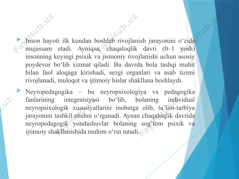 child development stages. 3. venger l.a. maktabgacha psixologiya. 4. ananyev b.g. inson psixologiyasi. 5. o‘zbekiston respublikasi maktabgacha ta’lim konsepsiyasi (2021). 6. g. craig. human development. 7. luria a.r. mozg cheloveka i psixicheskie protsessy. image1.png image2.png image3.png image4.png image5.png /docprops/thumbnail.jpeg