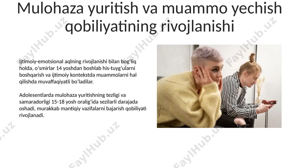 o'smirlik davridagi psixik o'zgarishlar - Page 5