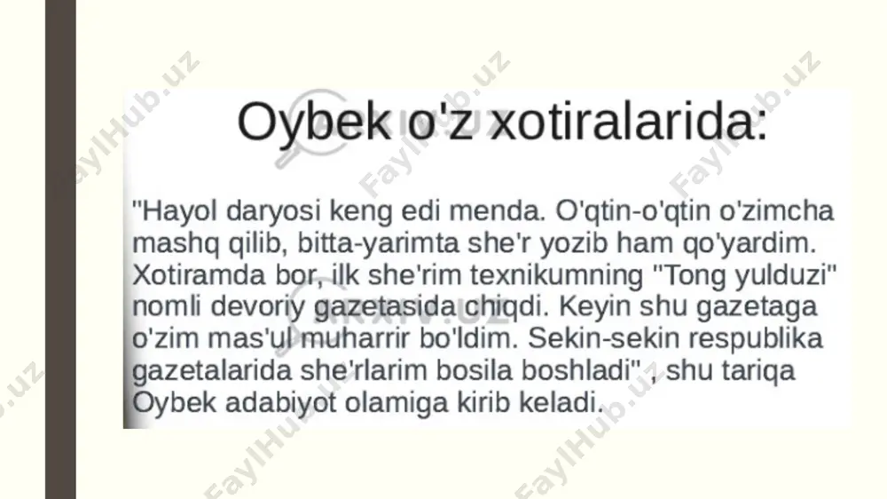 xx asr o‘zbek adabiyotining til xususiyatlari oybek ijodi misolida - Page 5