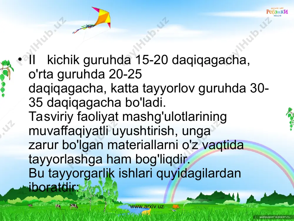 bolalarni rasm chizishga o’rgatish - Page 5