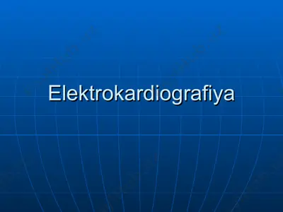 elektrokardiografiya — PPT