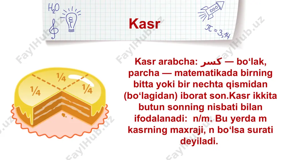 kasr va musbat ratsional son tushunchasi - Page 3