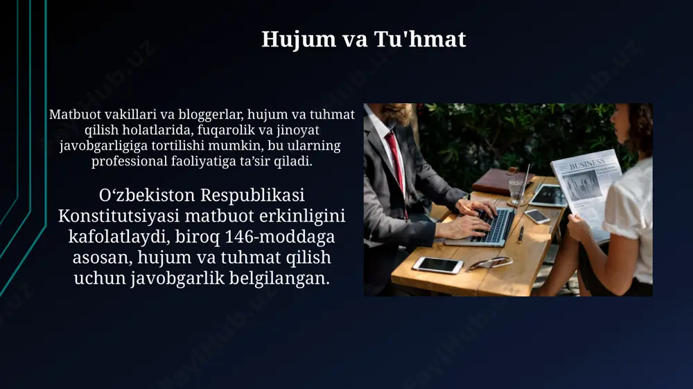 o'zbekiston konstitutsiyasi bo'yicha axborot to'g'risida muhim qoidalar - Page 5