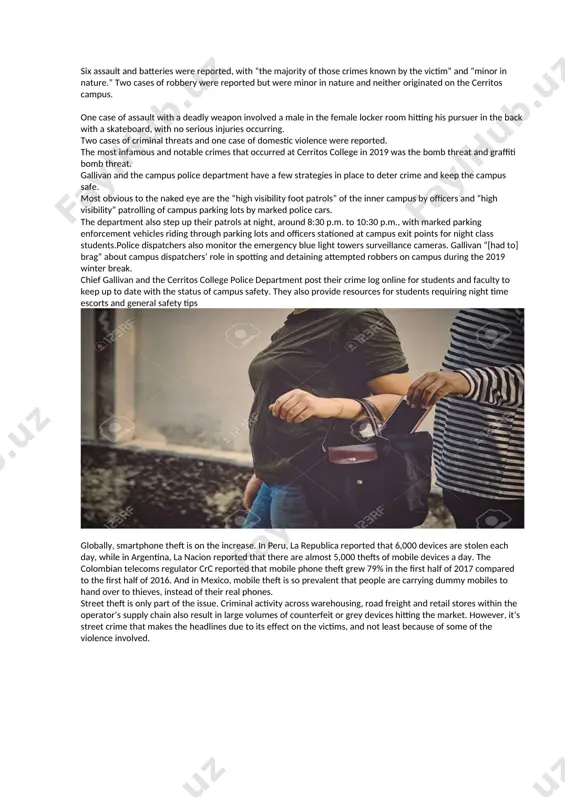 o drive a vehicle are determined by law. deprivation of the right to drive a vehicle is applied by a court. the cabinet of ministers of the republic of uzbekistan resolution on approval of traffic rules lexuz review this decision is repealed by the resolution of the cabinet of ministers of the republic of uzbekistan dated december 24, 2015 no 370 "on approval of traffic rules". this photo shows petty theft. theft is a crime. prohibited by the criminal code, a guilty socially dangerous act (action or omission) is considered a crime in the order of imposition of punishment. an act that causes damage to objects protected by this code or a real risk of harm to them is called a socially dangerous act. in his presentation on jan. 15, gallivan provided the end of year statistics for crimes investigated by campus police. he highlighted bike thefts, car thefts and …