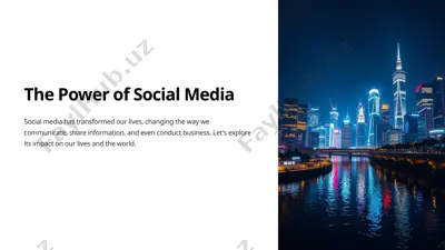 the power of social media — PPTX