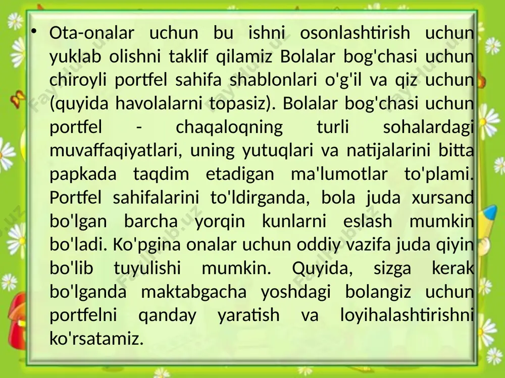 portfolio va uni shakllantirish - Page 4