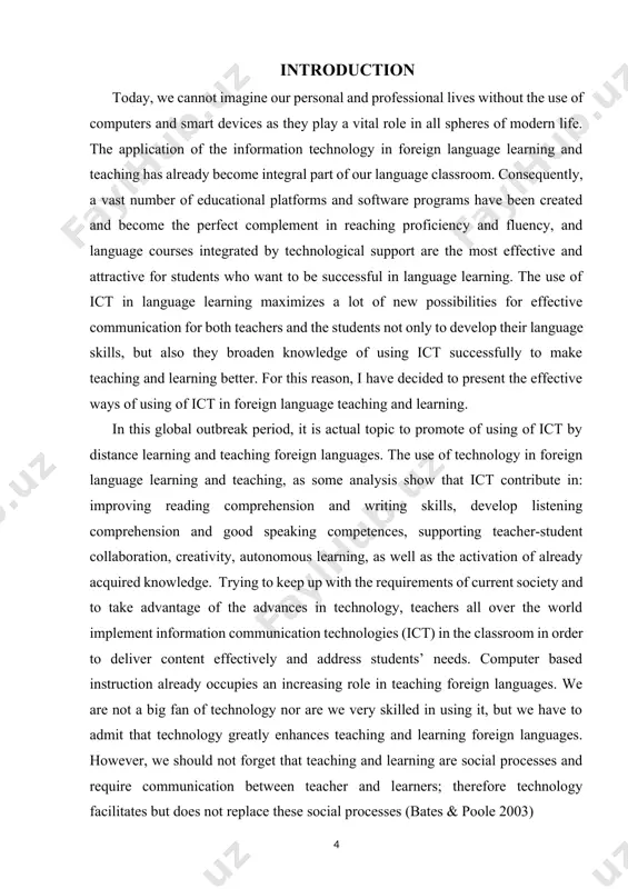 lves as commonplace entities in all aspects of life. this gives us further evidence that the world is rapidly moving towards increased adoption of digital technology. the introduction of informational technologies in the educational environment of english language lesson allows you to enhance and to stimulate the interest of students, activate their thinking, the effectiveness of learning, individualize instruction, increase speed of presentation and assimilation of information and rapid adjustments knowledge if necessary. the use of computer in learning english language for different purposes: — when explaining new material to the maximum solubility, for optimum consolidation of the material studied, — to improve the monitoring of students ‘ knowledge, — to organize an interesting and fruitful work on the subject these lessons can be completely tailored to the use of the computer is in the office at various stages of english lessons. according to scientists, teachers and modern students is …