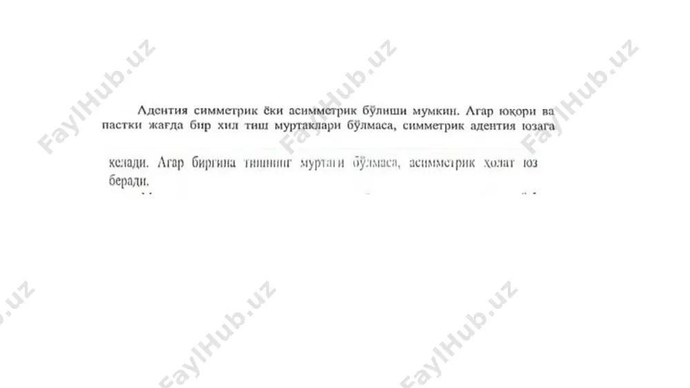 tishlarni hajmi va miqdori anomaliyalari - Page 5