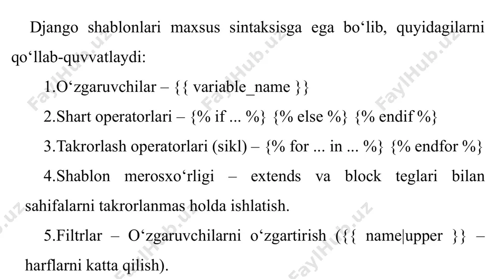 django framework da shablonlar - Page 4