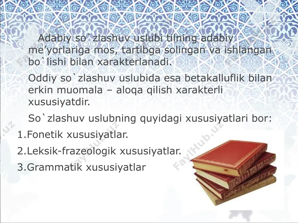 nutqning uslubiy turlari - Page 5