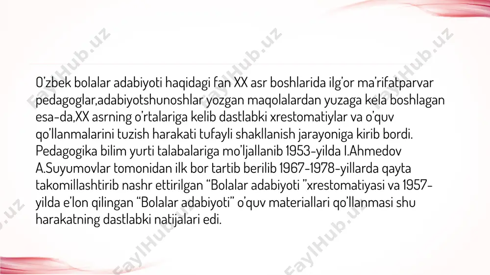 bolalar adabiyoti fan sifatida shakllanish bosqichlari - Page 3