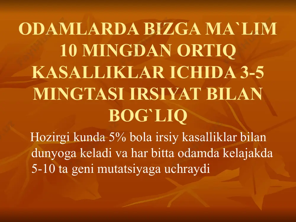 irsiy kasalliklar va ularning oldini olish - Page 5