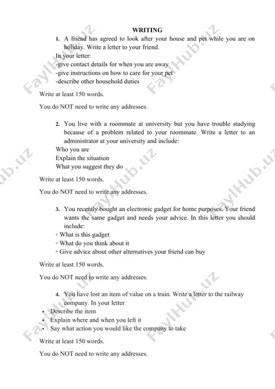 letter writing guide — DOCX