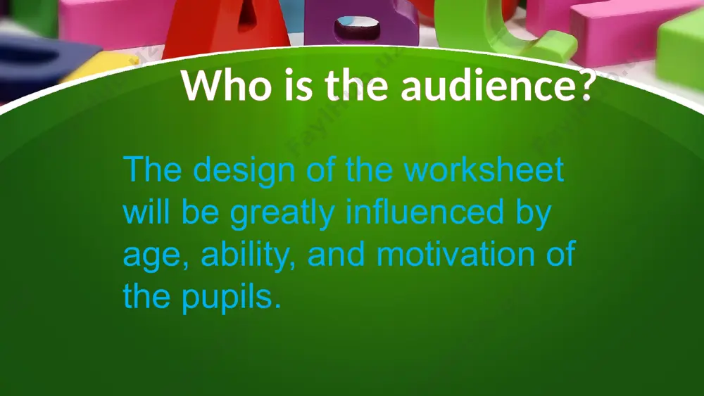 designing students worksheet - Page 5